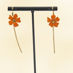 Pendants une fleur en papier