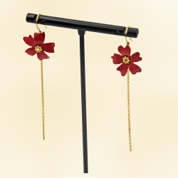 Pendants une fleur en papier