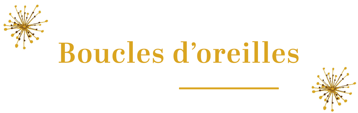 Boucles d'oreilles